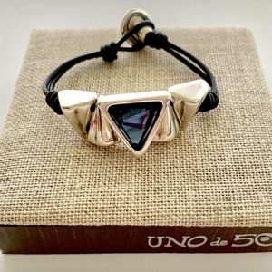 NWT! Uno de 50 Leather Bracelet "Keita" PUL1558.